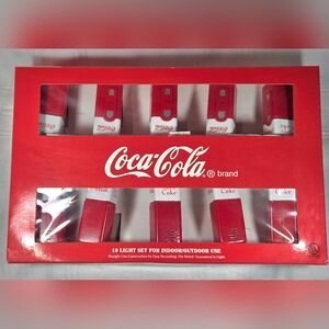 Coca Cola Red Light Set for Indoor/Outdoor Use